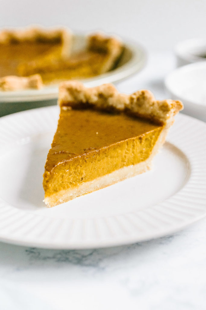 Pumpkin Pie with Almond Flour Crust Nourished By Nutrition