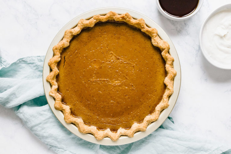 Pumpkin Pie with Almond Flour Crust Nourished By Nutrition