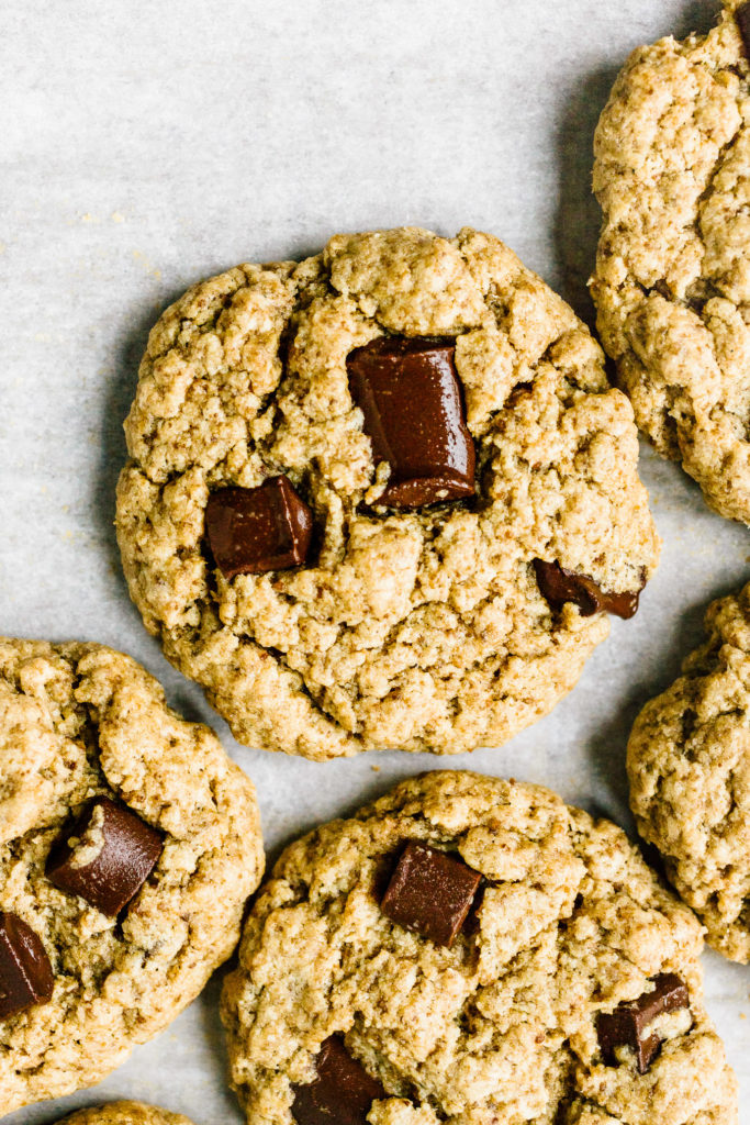 Tahini Chocolate Chip Cookies - Nourished By Nutrition