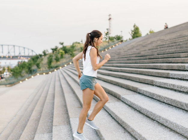 Nourished by Nutrition wellness index running stairs