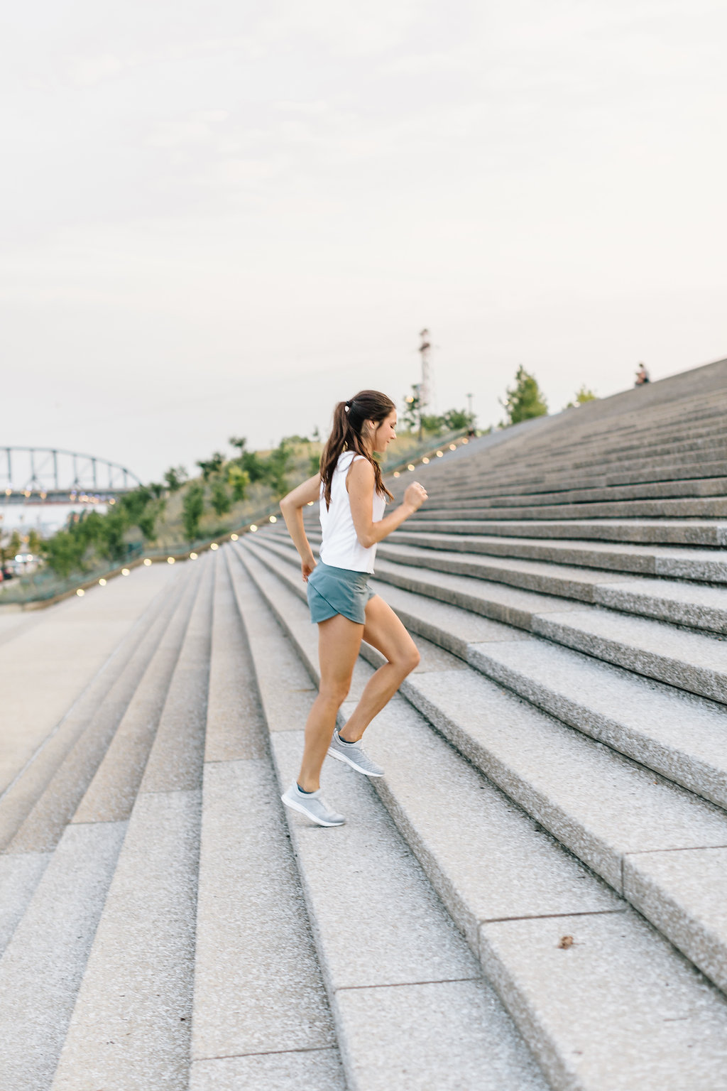 Nourished by Nutrition wellness index running stairs
