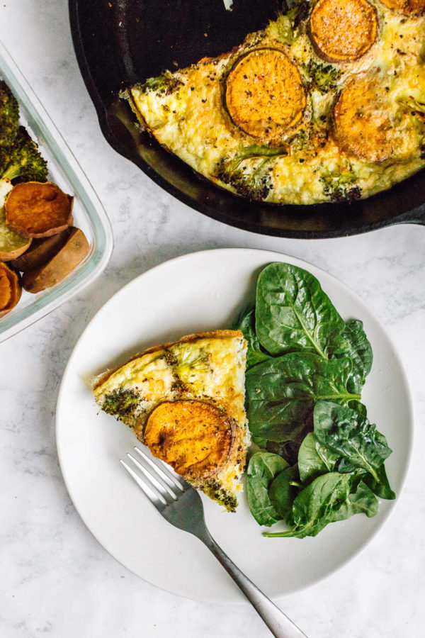 Roasted Vegetable Frittata - Nourished By Nutrition