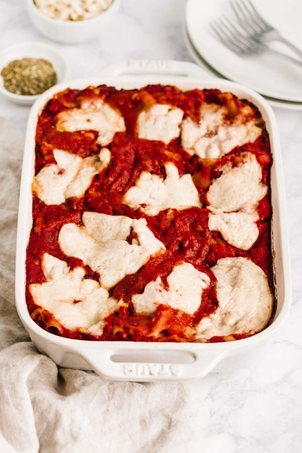 Dairy-Free Lasagna with Almond Ricotta - Nourished By Nutrition