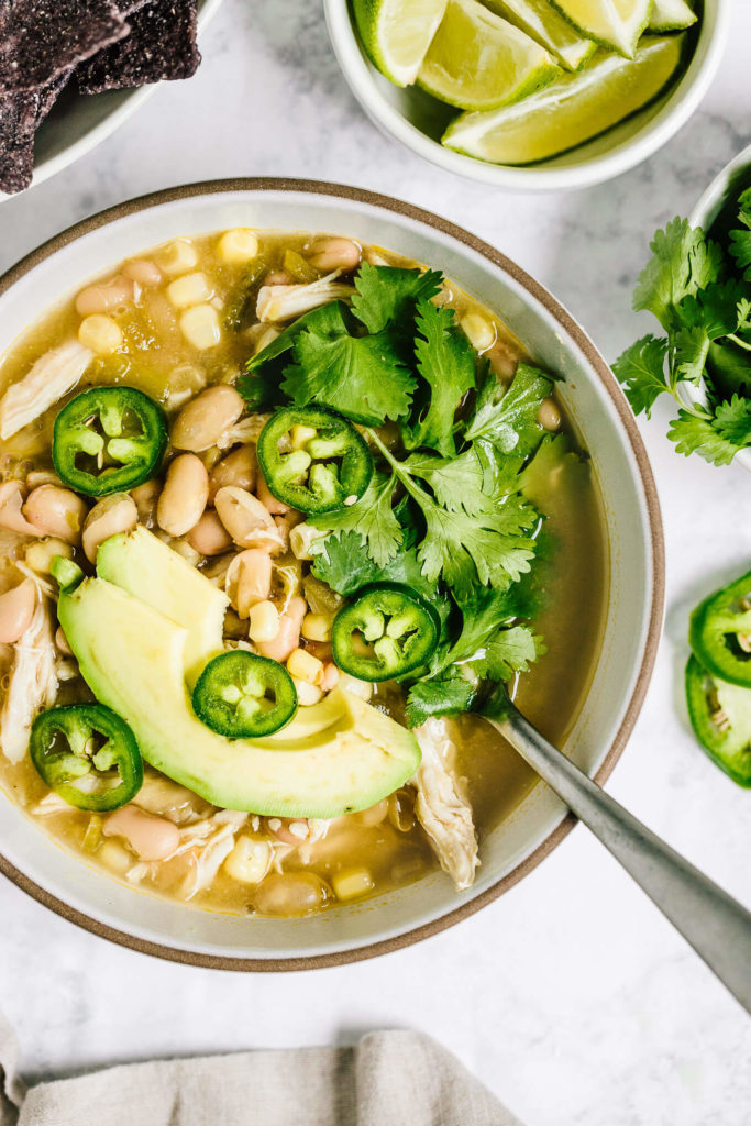 Healthy White Chicken Chili - Nourished By Nutrition