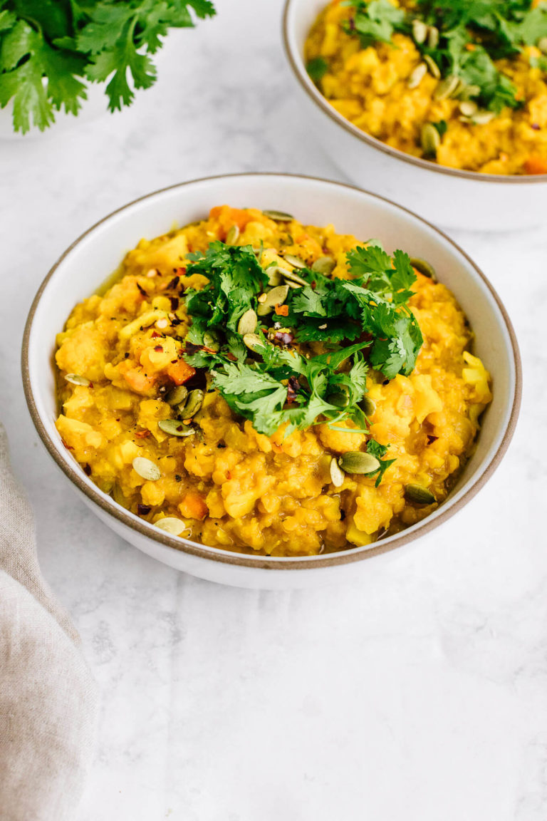 Easy Vegan Easy Red Lentil Dahl - Nourished By Nutrition