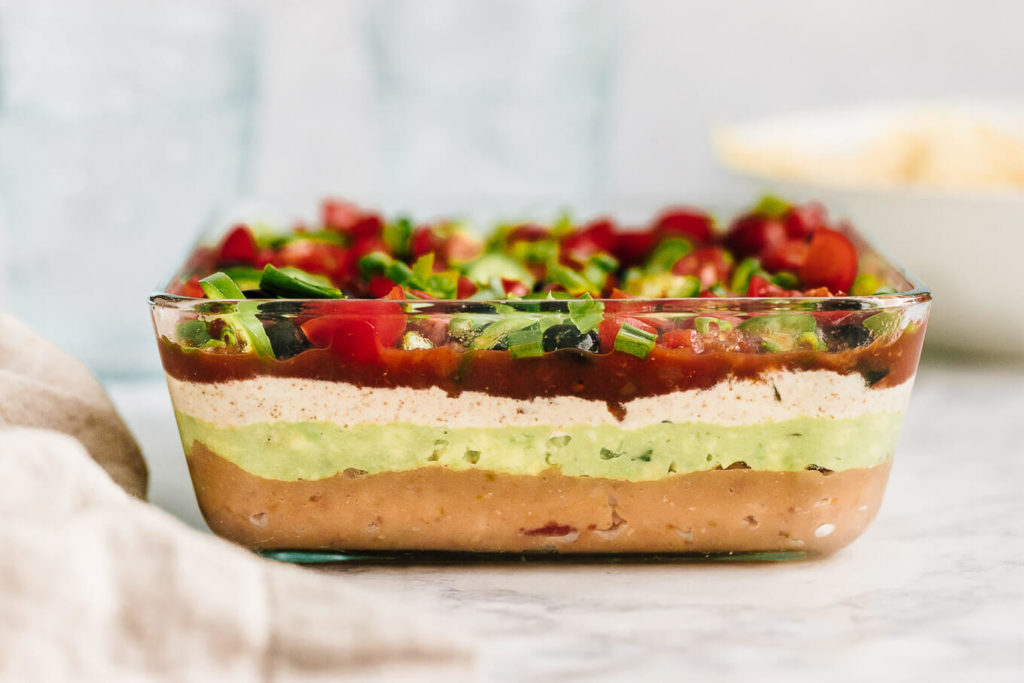 Healthy Vegan 7-Layer Dip - Nourished By Nutrition