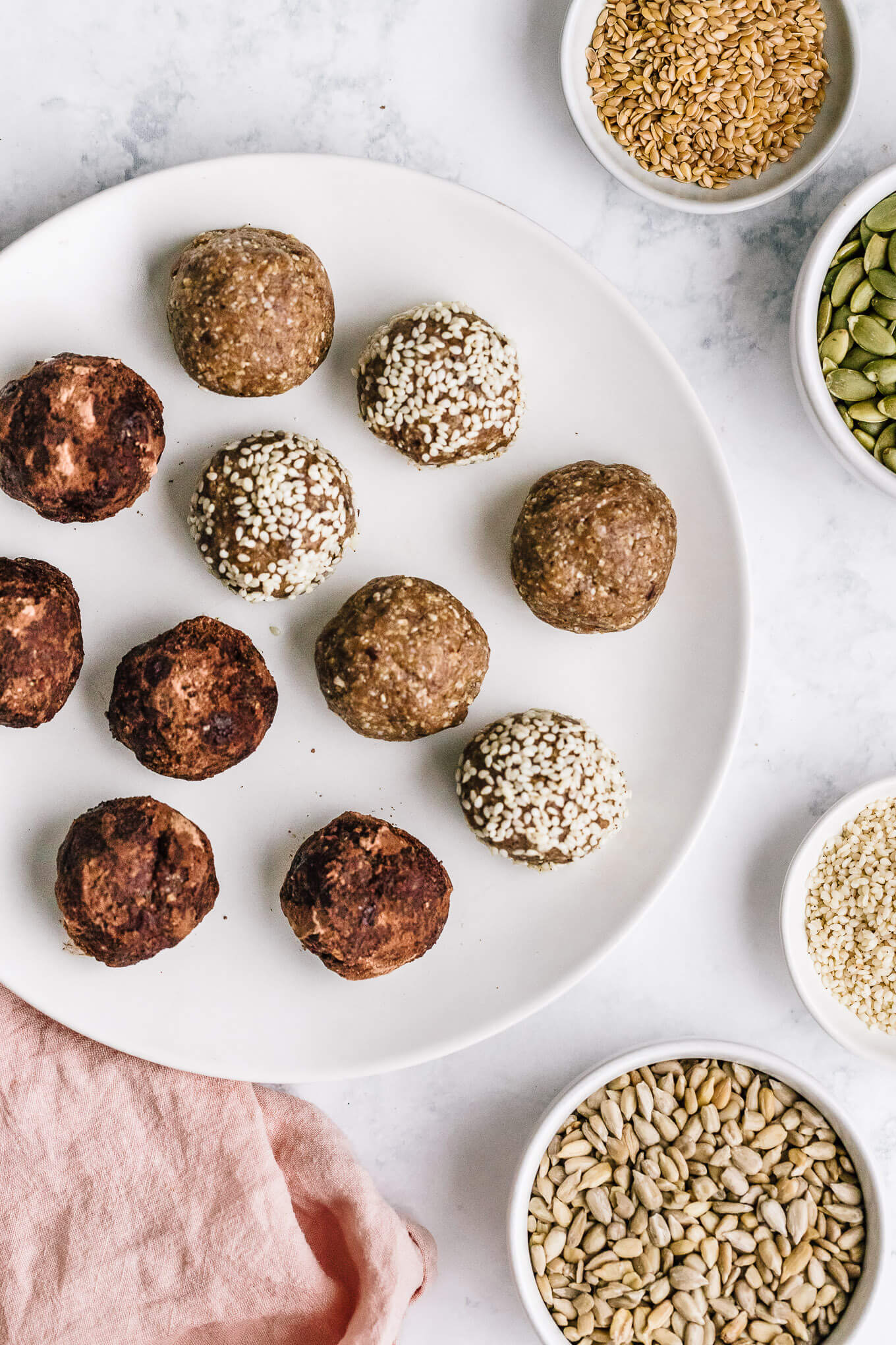 Seed Cycling Energy Bites for Balanced Hormones