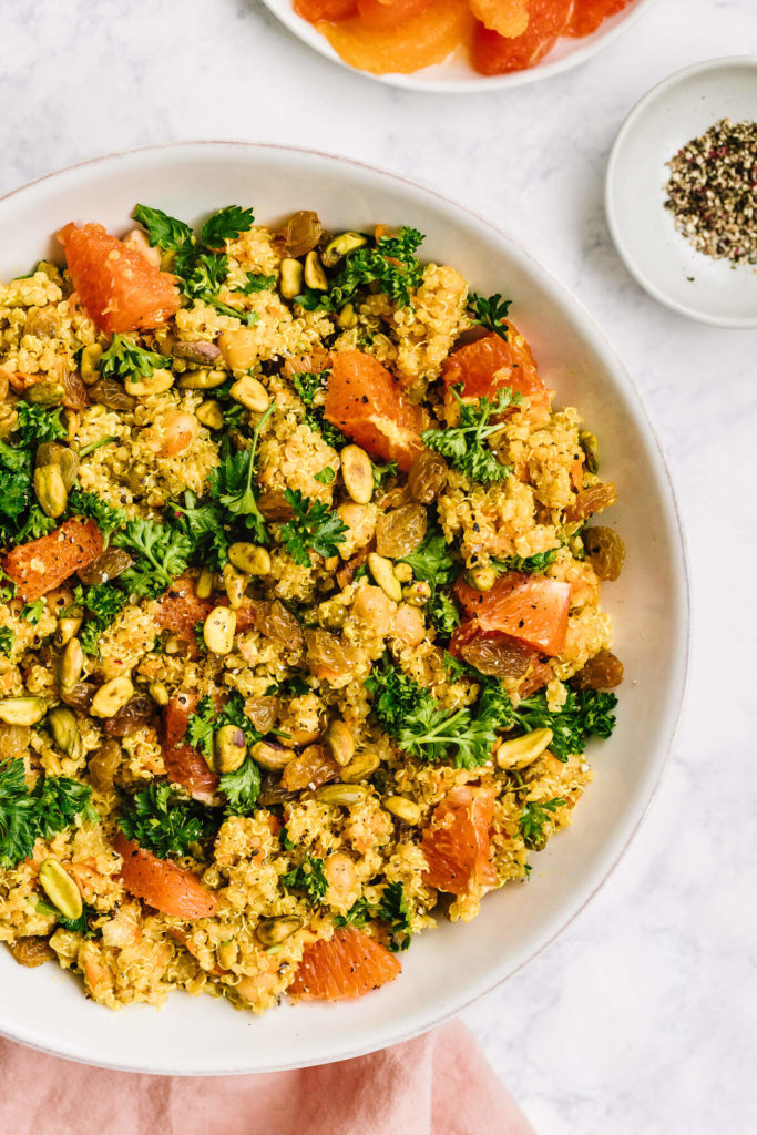 Moroccan Chickpea Quinoa Salad Nourished By Nutrition