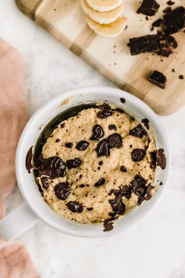 Healthy Banana Bread Mug Cake Nourished By Nutrition