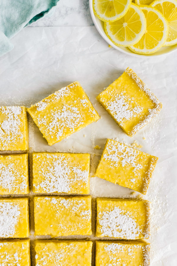 Grain-Free Lemon Bars - Nourished By Nutrition