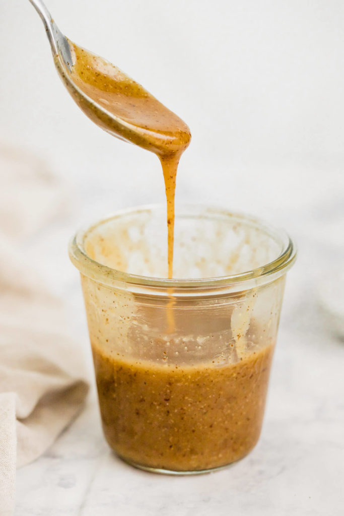 5-Minute Healthy Vegan Caramel Sauce - Nourished By Nutrition