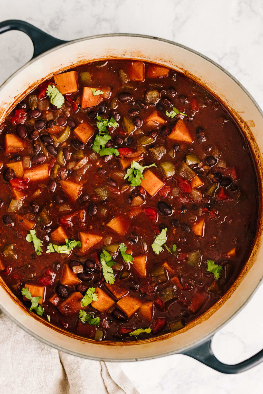 Sweet Potato Black Bean Chili - Nourished By Nutrition