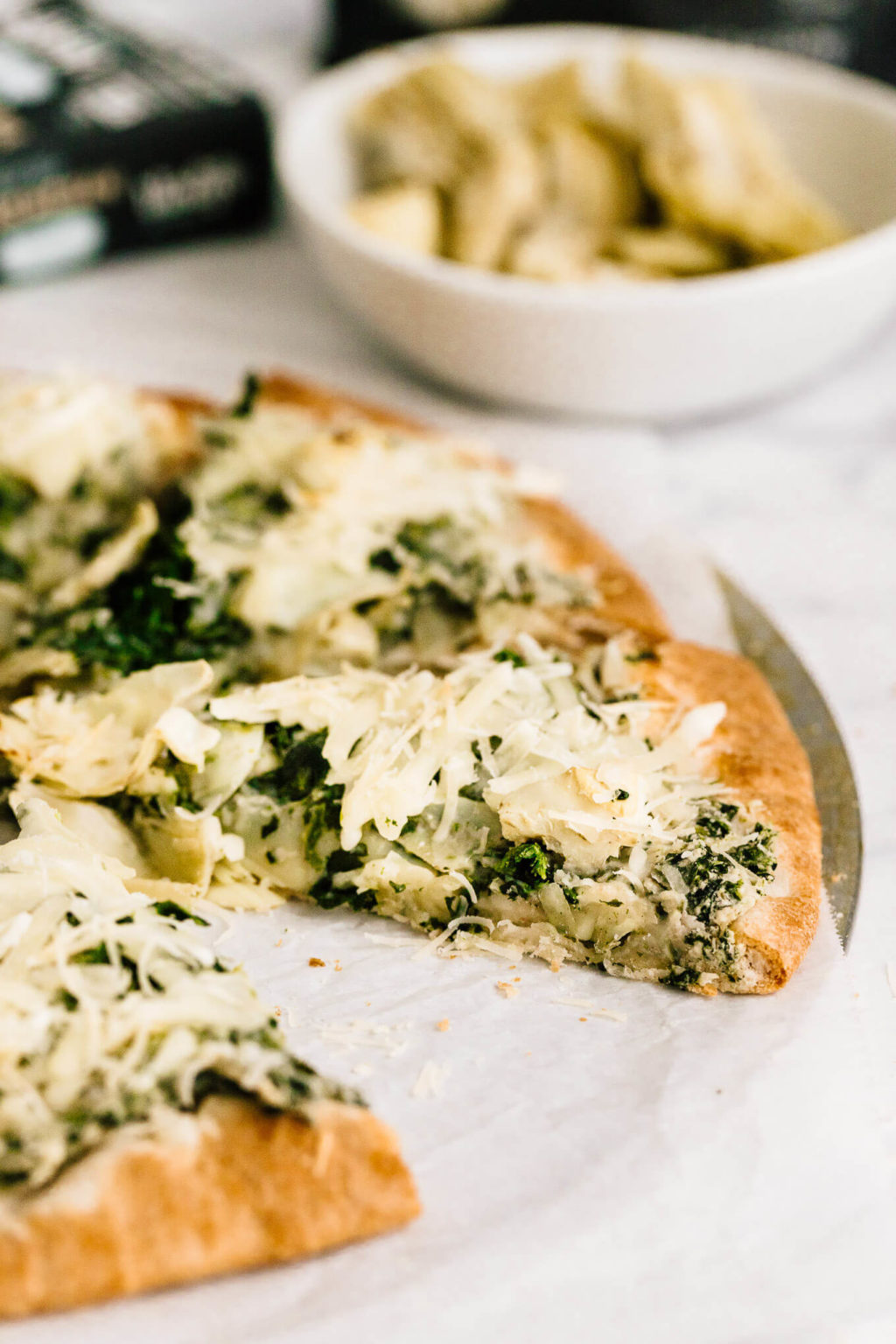 Vegan Spinach Artichoke Pizza Nourished By Nutrition