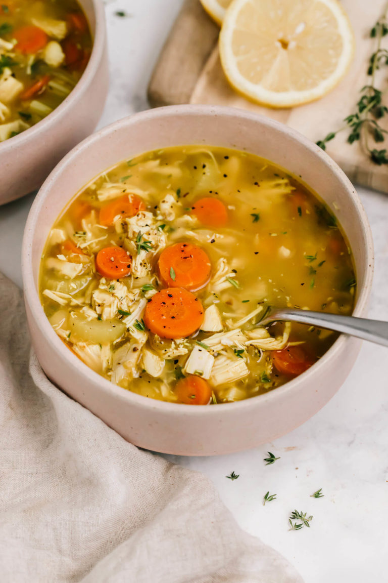 Nourishing Chicken Soup (With No Noodles) Nourished By Nutrition