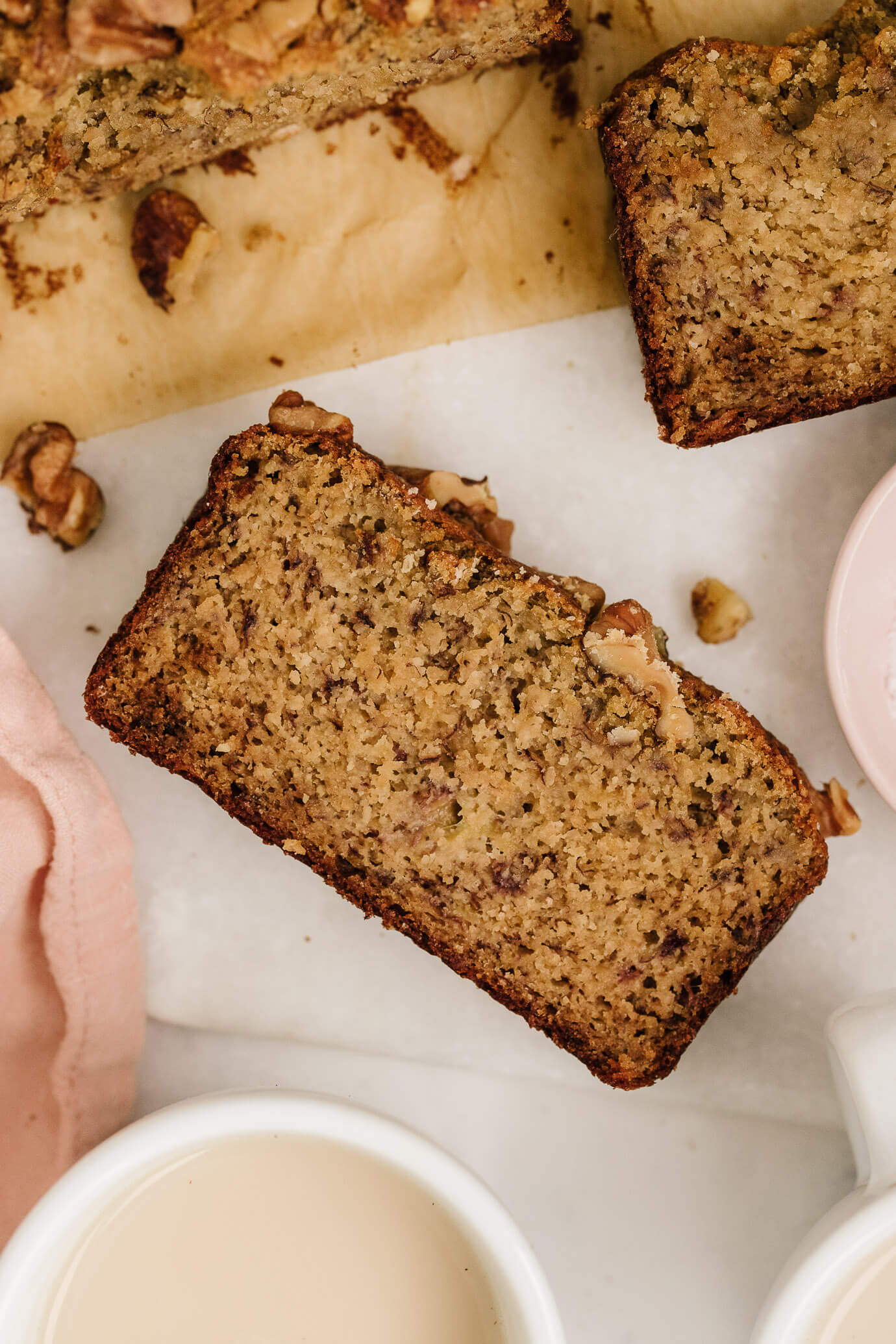 The best gluten-free banana bread made with almond flour and oat flour.