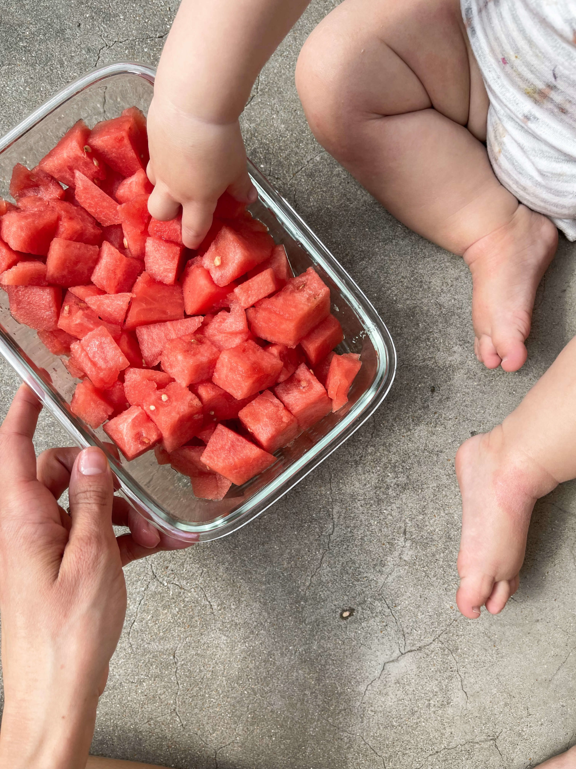 fresh cut watermelon. Easy Healthy Toddler Snacks for Summer