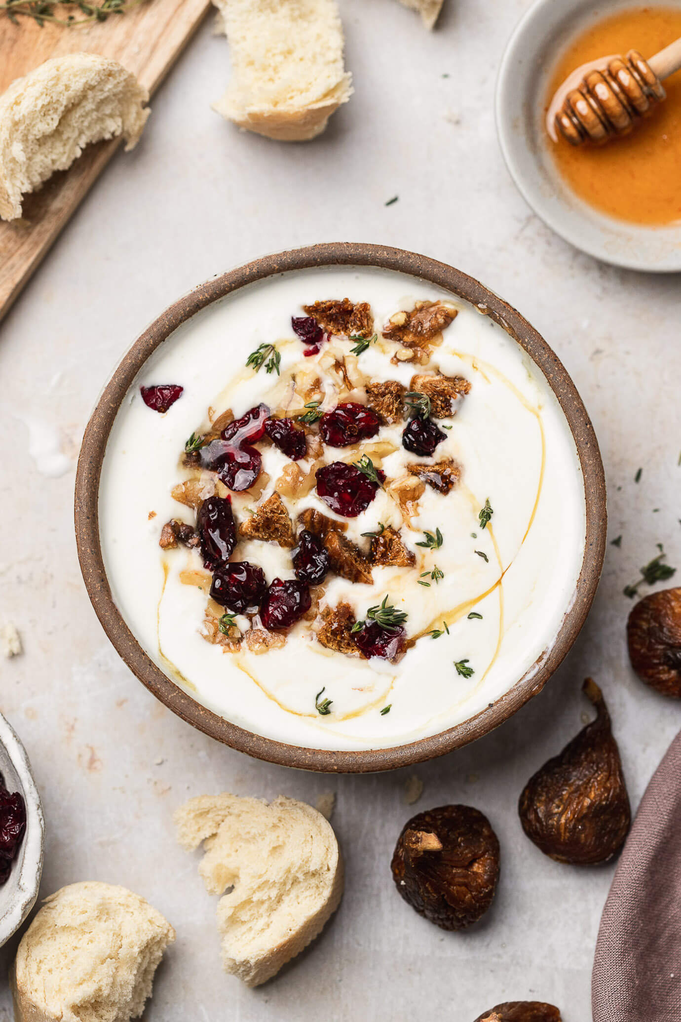 honey whipped goat cheese dip appetizer